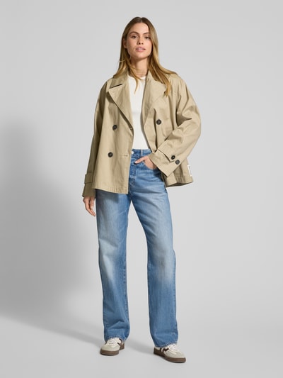 Marc O'Polo Regular Fit Caban-Jacke aus reiner Baumwolle Sand 1