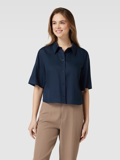 Marc O'Polo Denim Blouse met 1/2-mouwen Marineblauw - 4