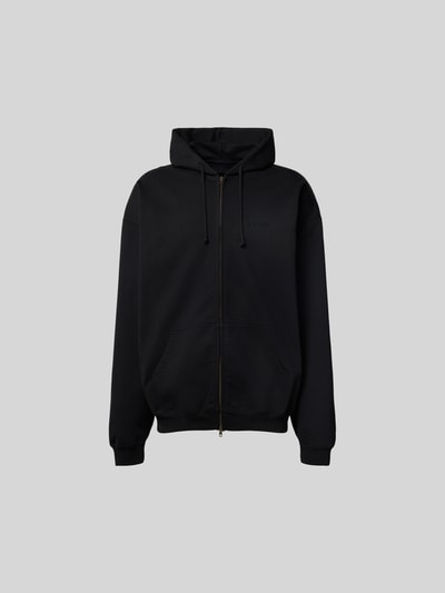 VETEMENTS Oversized Sweatjacke mit Kapuze Black 2