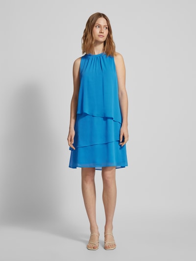 Zero Knielange jurk in laagjeslook Koningsblauw - 1
