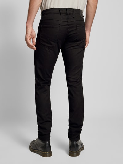 Replay Slim fit jeans in 5-pocketmodel, model 'ANBASS' Zwart - 5