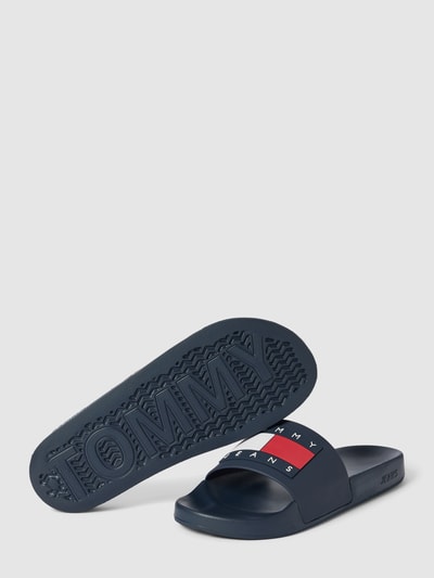 Tommy Hilfiger Slides mit Logo-Print Marine 3