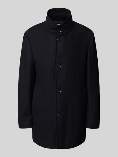 Strellson Regular Fit Wollmantel mit Stehkragen Modell 'FINCHLEY' Marine 2