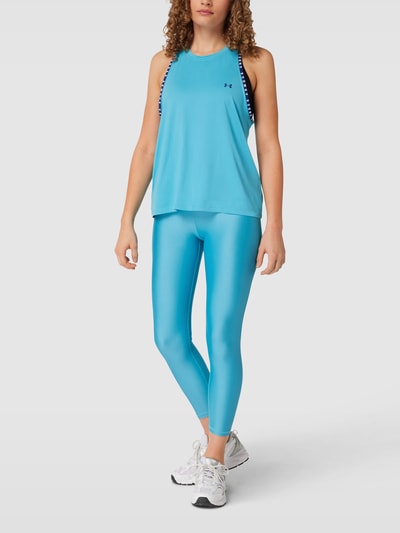 Under Armour Leggings mit Label-Print Türkis 1