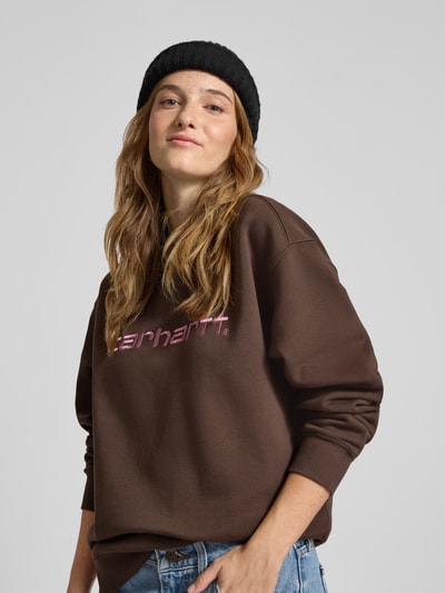 Carhartt Work In Progress Oversized Sweatshirt mit Label-Stitching Hazel 3