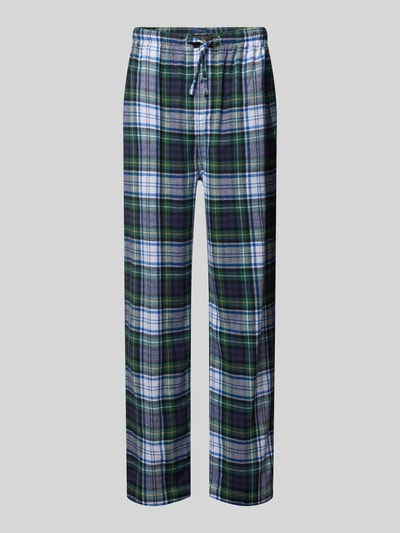 Polo Ralph Lauren Underwear Relaxed Fit Pyjama-Hose mit Label-Patch Modell 'Holiday' Dunkelblau 1