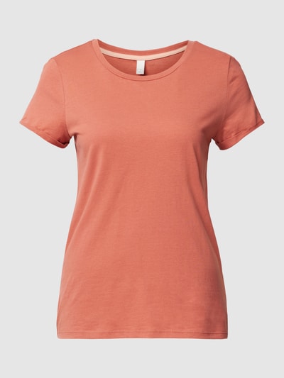 QS T-Shirt mit fixierten Ärmelaufschlägen Modell 'Basic' Terra 2