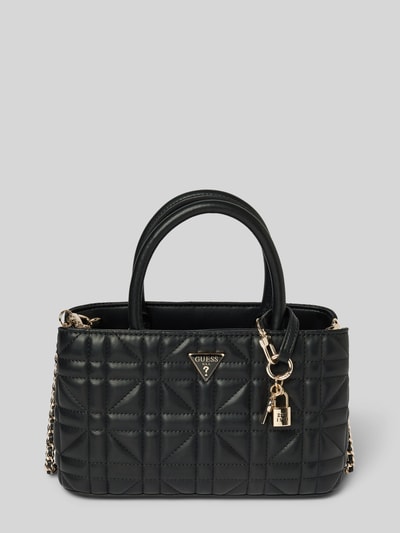 Guess Handtas met doorgestikte naden, model 'EDITA ELITE SATCHEL' Zwart - 2