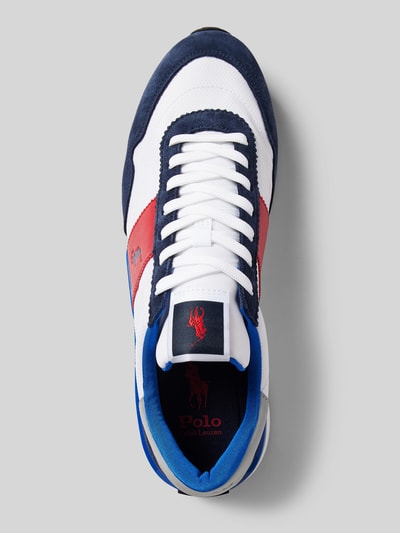 Polo Ralph Lauren Sneaker aus Leder-Mix Modell 'Train' Marine 3