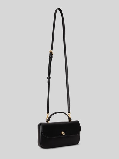 Lauren Ralph Lauren Umhängetasche aus echtem Kalbsleder Modell 'MRCY' Black 3