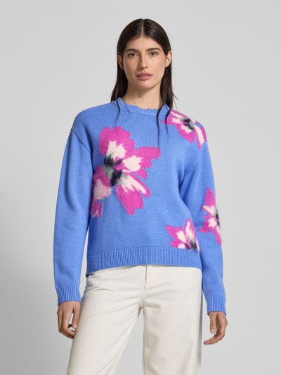 Ted Baker Strickpullover mit überschnittenen Schultern Modell 'PIPANN' Hellblau 4