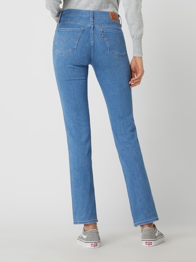 Levi's® 300 Jeansy o kroju shaping slim fit z dodatkiem wiskozy model ‘312’   Błękitny 5