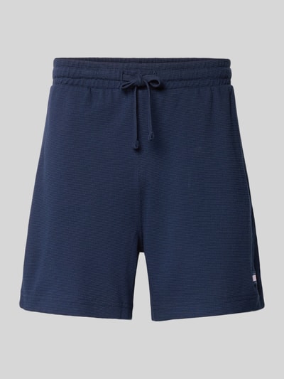 Tommy Jeans Regular Fit Sweatshorts aus Baumwoll-Mix Marine 2