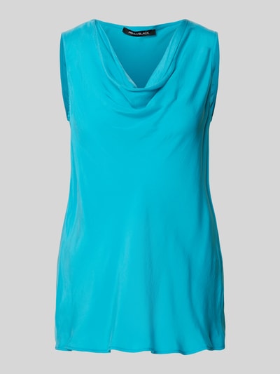 Pennyblack Blousetop met cascadehals, model 'GAP' Turquoise - 2