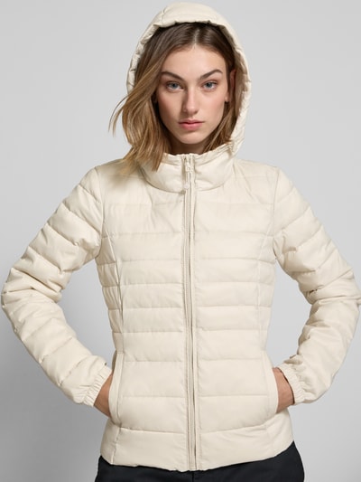 Only Regular Fit Steppjacke mit Kapuze Modell 'TAHOE' Beige 3