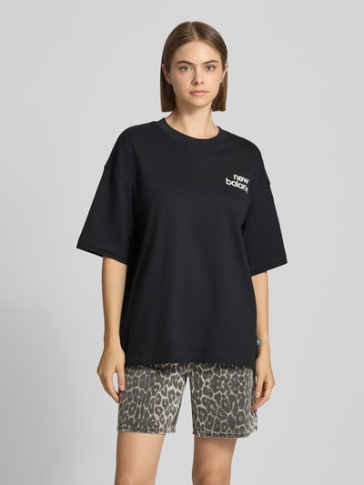 New Balance Relaxed Fit T-Shirt mit Label-Print Modell 'INTELLIGENT' Black 4