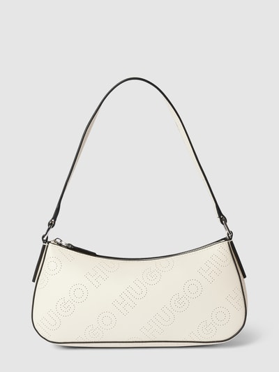 HUGO Hobo Bag mit Logo-Muster Offwhite 2