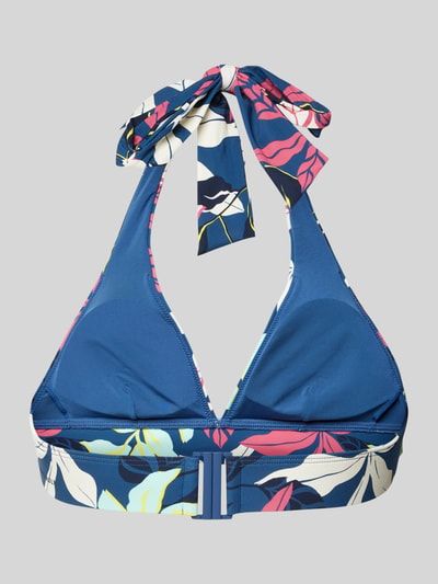 Marc O'Polo Bikinitop met halter en verwijderbare pads Donkerblauw - 3