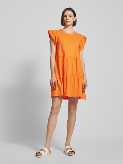 Vila Mini-jurk in laagjeslook, model 'SUMMER' Oranje - 1