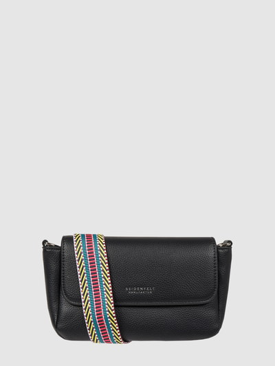 Seidenfelt Crossbody Bag in Leder-Optik Black 1