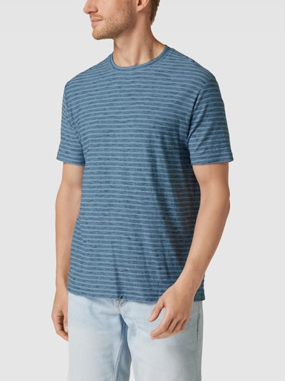 Marc O'Polo T-Shirt mit Streifenmuster Blau 4