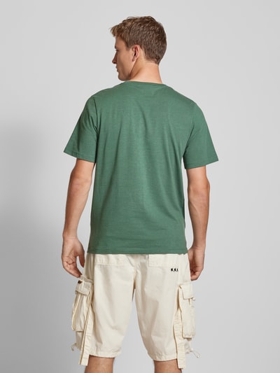 Jack & Jones T-shirt met labelprint Donkergroen gemêleerd - 5