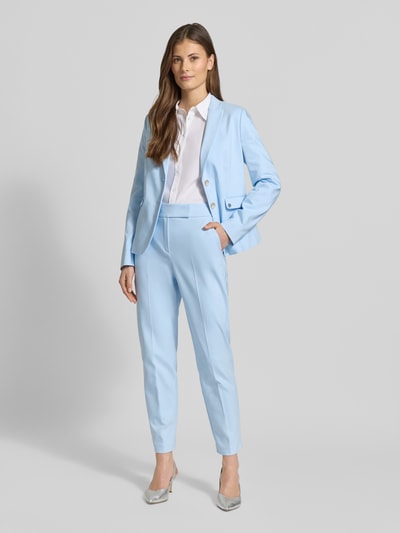 s.Oliver BLACK LABEL Regular Fit stoffen broek met katoenanteil Lichtblauw - 1
