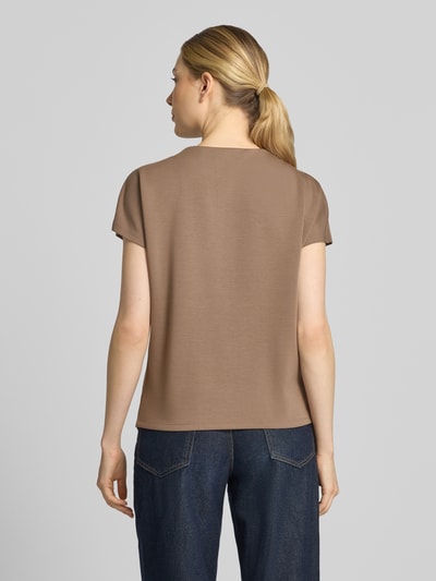 s.Oliver BLACK LABEL T-shirt o kroju relaxed fit z mieszanki wiskozy Szarobrązowy 5