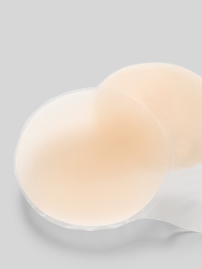 Produktfoto, Silikonkörbchen mit Lifting-Effekt von MAGIC Bodyfashion in Beige, unifarben, hautfreundliche Silikonoberfläche, selbstklebend, verdeckt Nippel, mehrfach verwendbar, 2-in1-Lösung