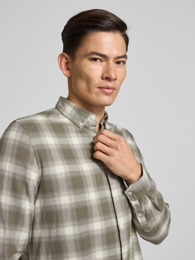 MAERZ Muenchen Vrijetijdsoverhemd met knoopsluiting Middengrijs - 3