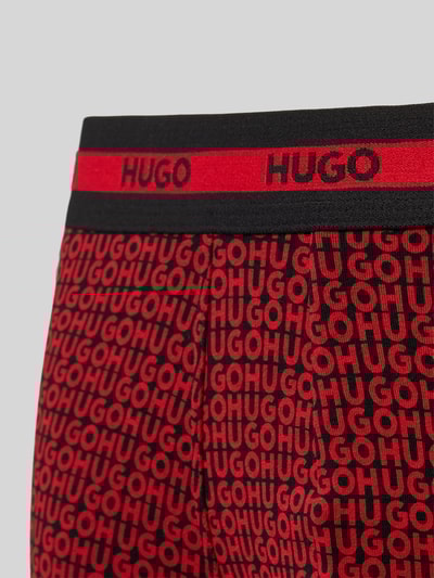 HUGO Regular Fit Boxershorts aus Baumwoll-Mix im 3er-Pack Rot 2