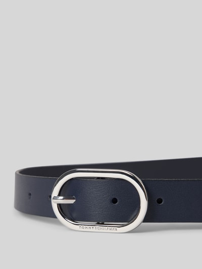 Tommy Hilfiger Leren riem met labeldetail Marineblauw - 2