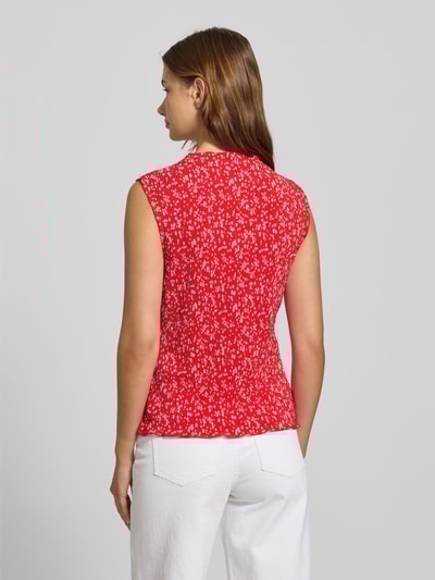 Pieces Slim fit top met crêpe afwerking, model 'FLORA' Lichtblauw - 5