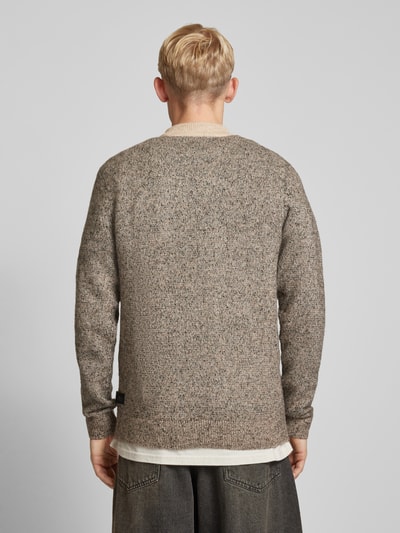 Jack & Jones Strickpullover mit Label-Detail Modell 'COSPACE' Offwhite 5