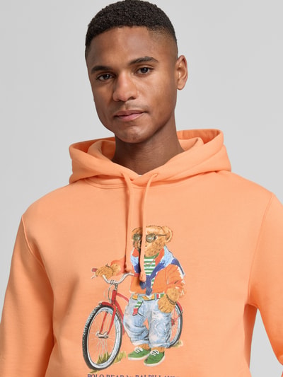 Polo Ralph Lauren regular fit hoodie van katoenmix Oranje - 3