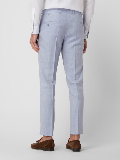 Wilvorst Pantalon met linnen  Bleu - 5