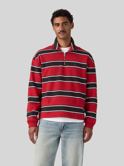 Levi's® Relaxed Fit Sweatshirt aus reiner Baumwolle Rot 3