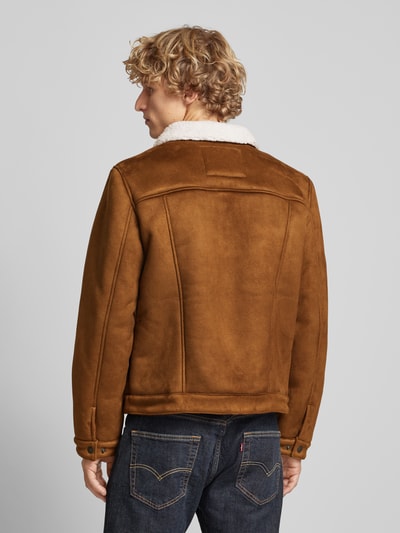 Levi's® Jack met drukknoopsluiting Middenbruin - 5