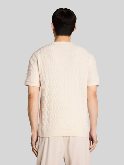Tom Tailor Sweter w kroju regular fit z czystej bawełny Écru 5