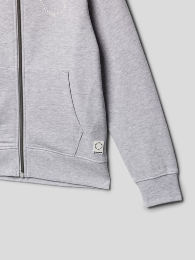 Tom Tailor Sweatjacke mit Kapuze Mittelgrau meliert 2