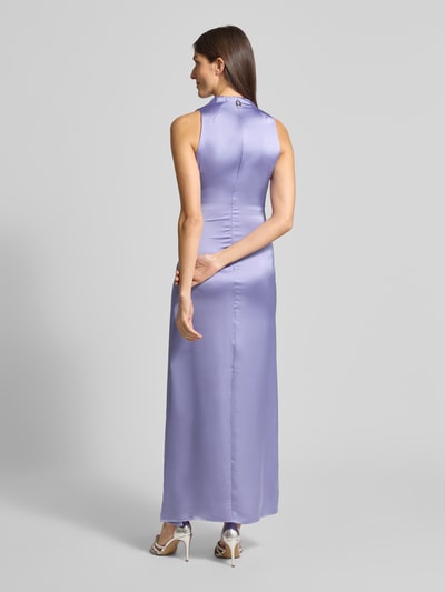 HUGO Körpernahes Abendkleid mit hohem Gehslitz Modell 'KESINA' Flieder 5