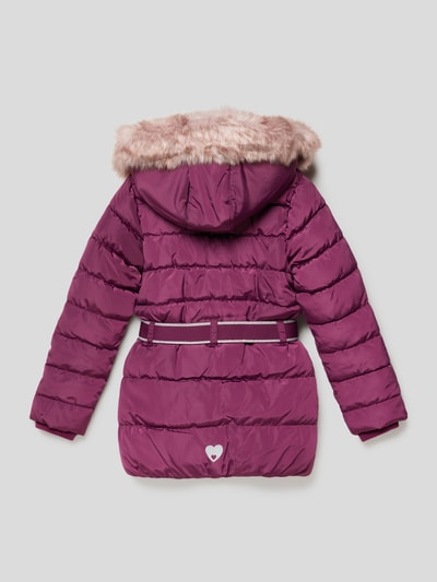 s.Oliver RED LABEL Gewatteerd jack met riem Lila - 3