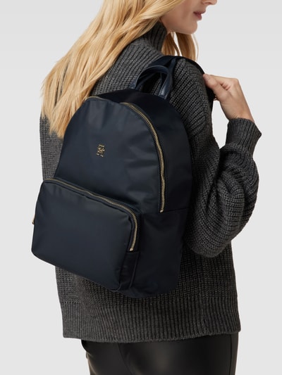 Tommy Hilfiger Rucksack mit Label-Applikation Dunkelblau 1