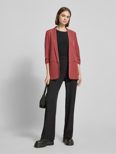 Only Regular Fit Blazer mit angedeuteten Paspeltaschen Modell 'ELLY' Rostrot 1