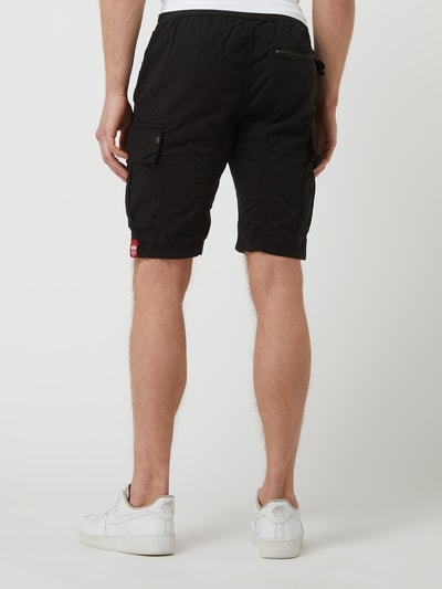 Alpha Industries Cargoshorts mit elastischem Bund Black 5