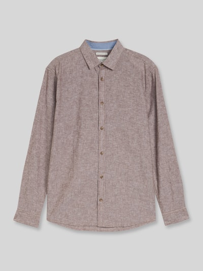 Tom Tailor Regular Fit Freizeithemd aus Leinen-Baumwolle-Mix Hazel 2