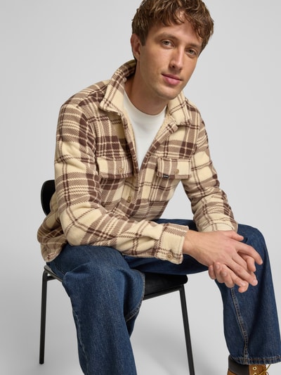 Blend Regular fit vrijetijdsoverhemd met kentkraag, model 'BAKI' Beige - 3