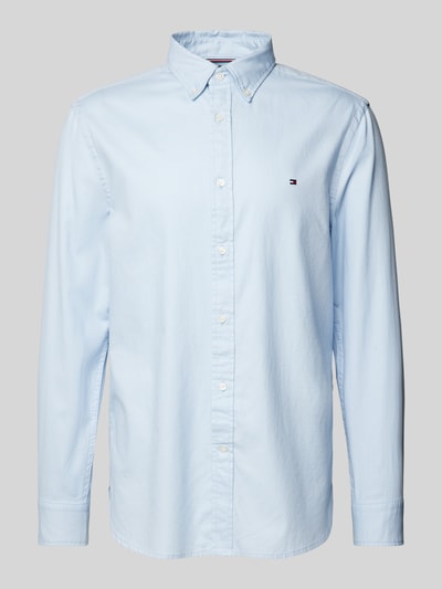 Tommy Hilfiger Regular Fit Freizeithemd mit Button-Down-Kragen Hellblau 2