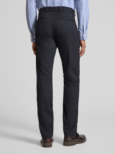 BOSS Orange Chinosy o kroju slim fit z mieszanki bawełny Czarny 5