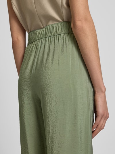 s.Oliver RED LABEL Loose Fit Culotte aus Viskose-Mix Khaki 3